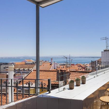 Amazing Rooftop Terrace With River And Historic City View 4 Bedrooms 4 Bathrooms Ac 19Th Century Building Chiado Lisboa Εξωτερικό φωτογραφία