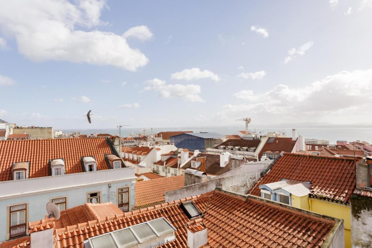 Amazing Rooftop Terrace With River And Historic City View 4 Bedrooms 4 Bathrooms Ac 19Th Century Building Chiado Lisboa Εξωτερικό φωτογραφία