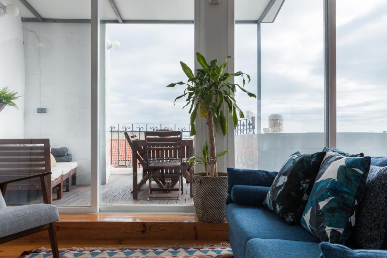Amazing Rooftop Terrace With River And Historic City View 4 Bedrooms 4 Bathrooms Ac 19Th Century Building Chiado Lisboa Εξωτερικό φωτογραφία
