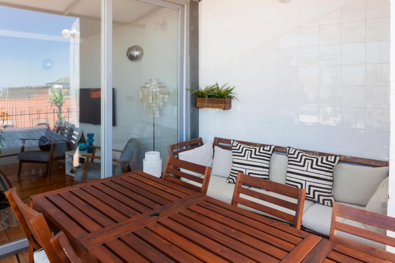 Amazing Rooftop Terrace With River And Historic City View 4 Bedrooms 4 Bathrooms Ac 19Th Century Building Chiado Lisboa Εξωτερικό φωτογραφία